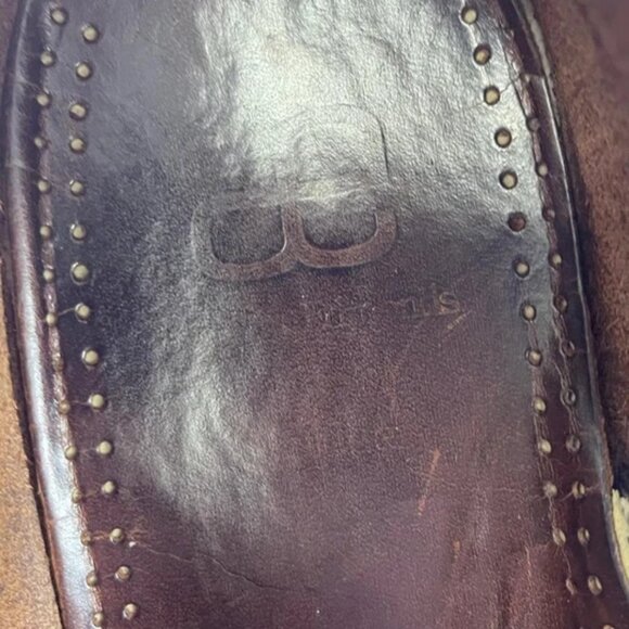 Allen Edmonds Boulder 40026 Brown Leather Driving Loafers Moccasin Men's 14 E - Picture 7 of 9